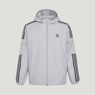 Adidas/阿迪达斯正品VR STAG JKT U通勤男女经典运动夹克KV8851