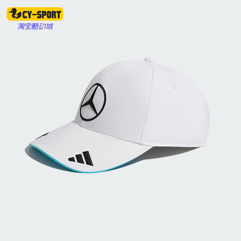 Adidas/阿迪达斯正品AMG男女同款F1车队经典运动简约棒球帽JZ2568