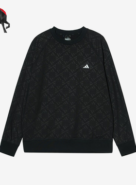 Adidas/阿迪达斯正品高尔夫男女圆领运动卫衣套头衫IW3986