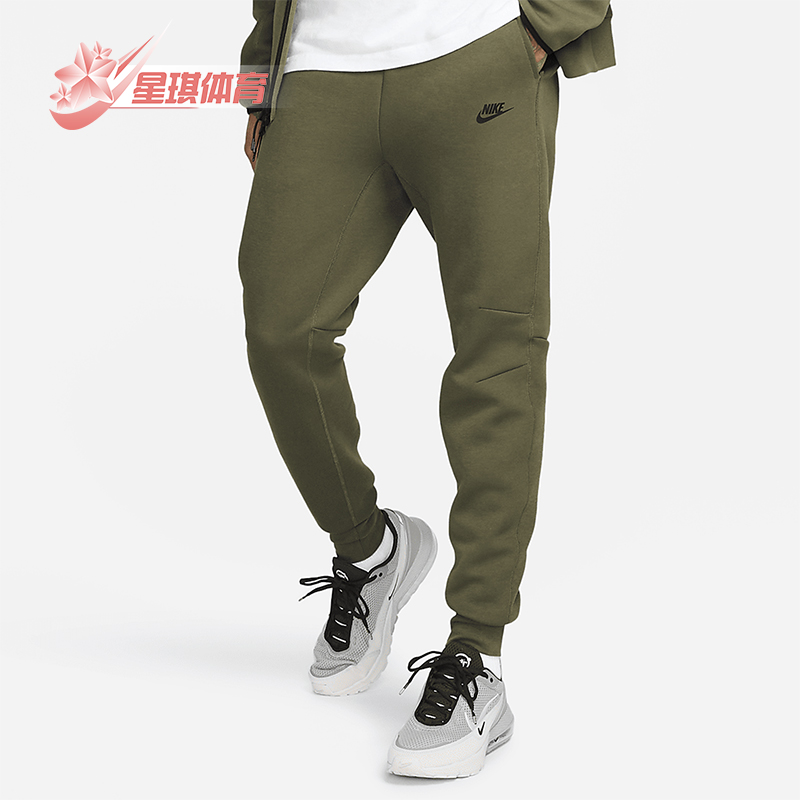 Nike/耐克正品Tech Fleece男士透气运动休闲束脚长裤FB8002-222