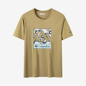 图案印花圆领短袖 Columbia 男士 新款 AE0403328 哥伦比亚正品