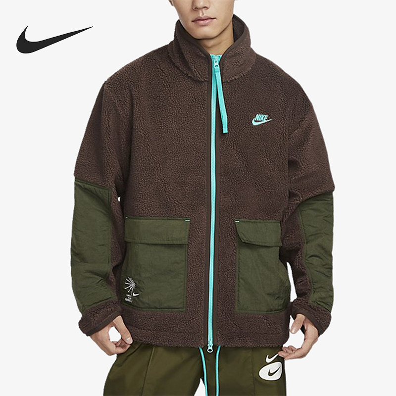 Nike/耐克正品冬季男士宽松经典休闲羊羔绒保暖外套FV4022-237,运动服/休闲服装,运动茄克/外套,淘宝优惠券,粉丝福利购,淘宝优惠卷