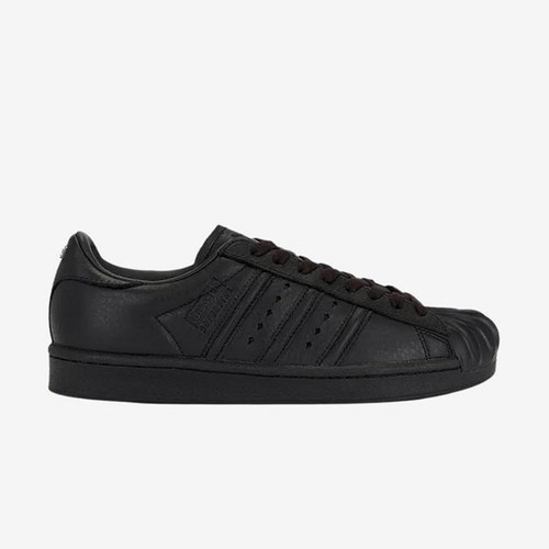 Adidas/阿迪达斯正品三叶草男女黑色低帮经典复古日常板鞋KI0824