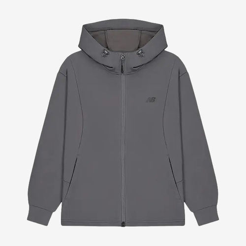 New Balance新百伦正品男款连帽落肩长袖休闲运动夹克MDF33311-GR