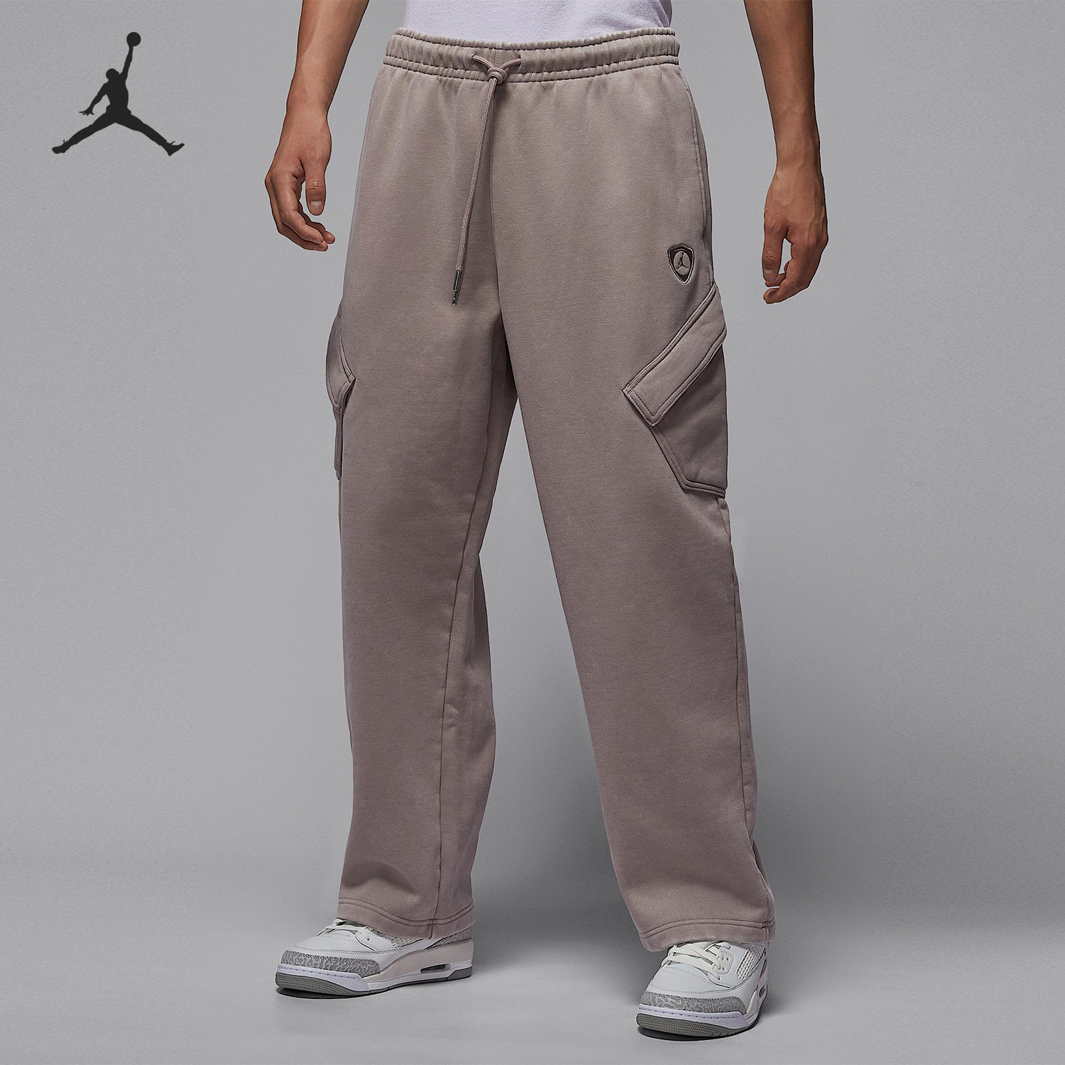 Nike/耐克正品JORDAN男士针织加绒口袋休闲运动长裤IM9711-290