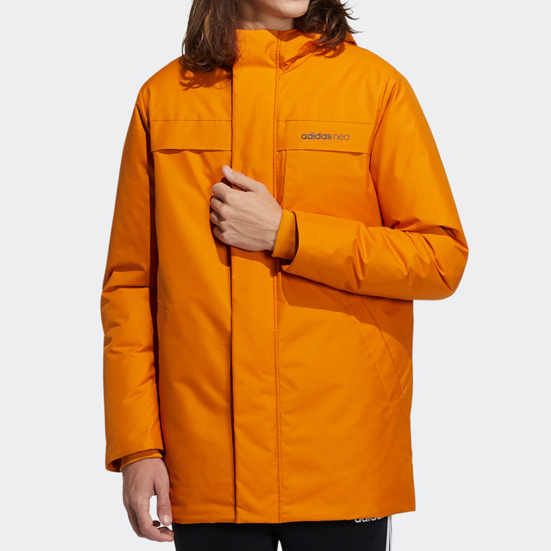 阿迪达斯男子中长款羽绒服