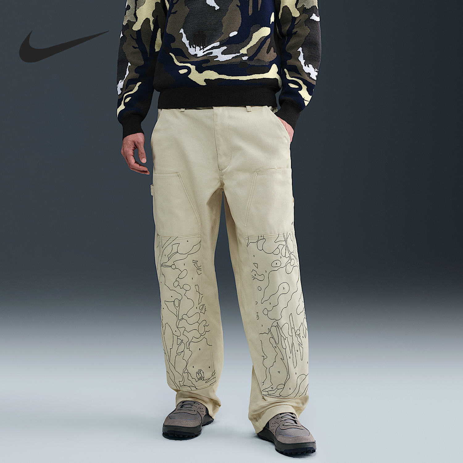 Nike/耐克正品2025男士透气直筒运动休闲耐穿长裤HV0898-229