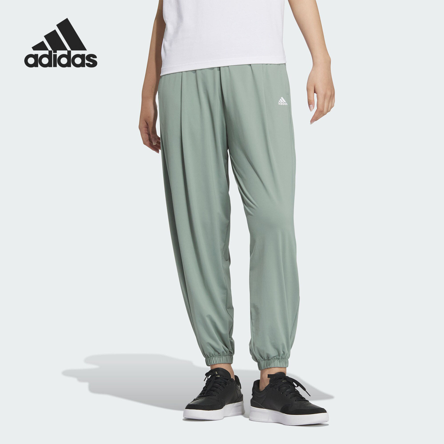 Adidas/阿迪达斯官方正品V UPF KNIT PT女士防晒透气长裤JJ1340,运动服/休闲服装,运动长裤,淘宝优惠券,粉丝福利购,淘宝优惠卷