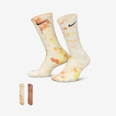 耐克男女运动袜两双装男女通用