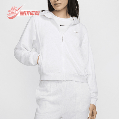 耐克女士宽松舒适休闲拉链外套