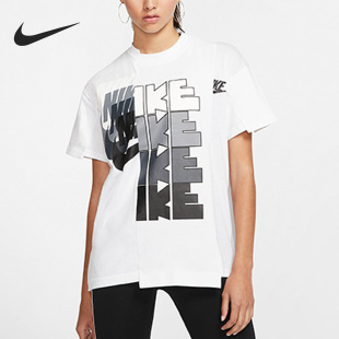 T恤CD6310 Nike 女子休闲宽松透气圆领短袖 26夏季 100 耐克正品