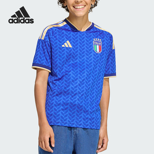 短袖 Adidas 26大童运动足球透气修身 ITALY JY7585 阿迪达斯正品