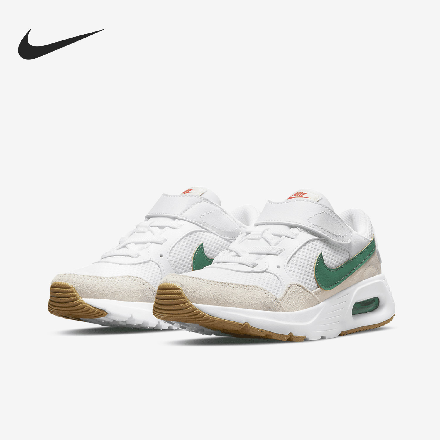 Nike/耐克正品AIR MAX SC(PSV)低帮气垫大童运动休闲鞋CZ5356-104