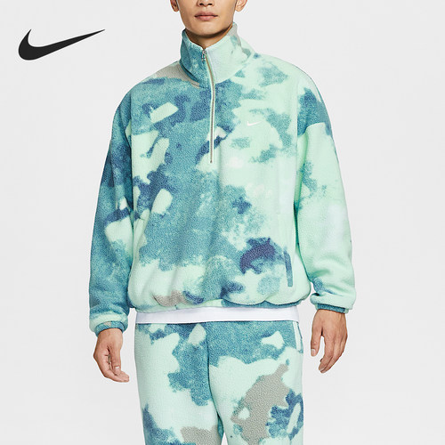 Nike/耐克正品Dri-FIT男士长袖摇粒绒时尚保暖套头衫HV3542-345