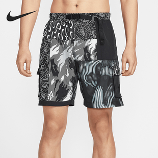 Voyage男士 拼接经典 时尚 Nike FZ7373 Swim 沙滩短裤 034 耐克正品