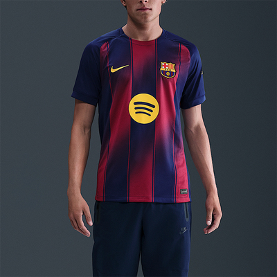 Nike/耐克正品Dri-FIT男套头足球透气训练运动短袖T恤HJ4590-456