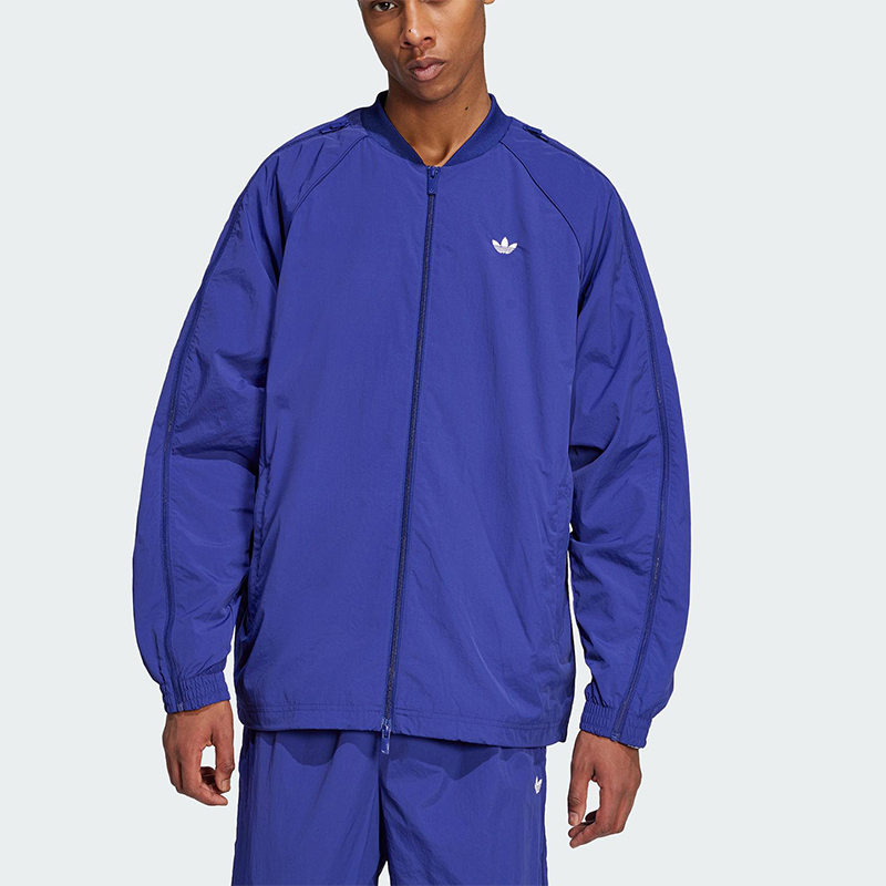 Adidas/阿迪达斯正品三叶草男士运动健身梭织夹克外套JX1617