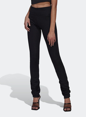 Adidas/阿迪达斯正品三叶草BLUE VERSION女子舒适紧身长裤 HK7226