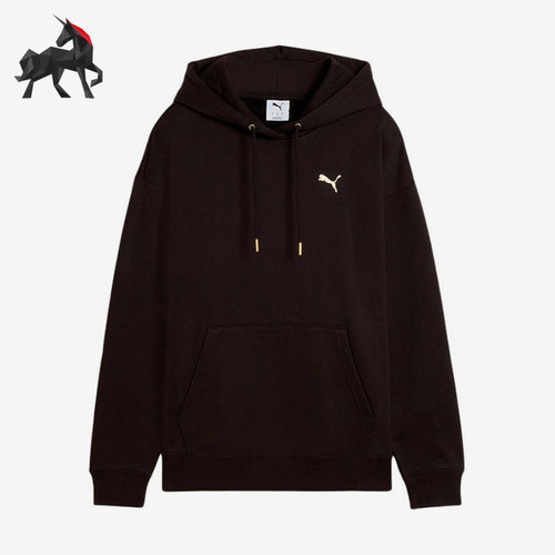 Puma/彪马正品连帽女宽松保暖口袋前袋休闲经典舒适卫衣634682-01