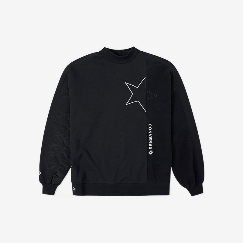 Converse/匡威正品运动女士宽松加绒休闲卫衣套头衫10025056-A03