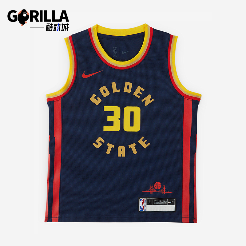 Nike/耐克正品新款小童美式篮球运动透气无袖球衣IF4497-419