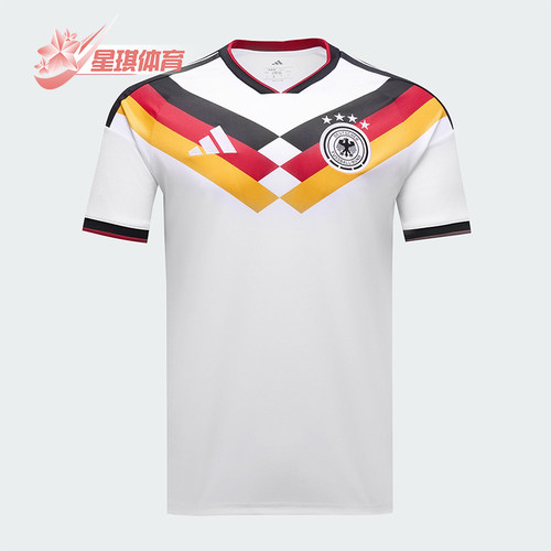 Adidas/阿迪达斯正品2025男士V领训练耐穿套头足球短袖KD8363