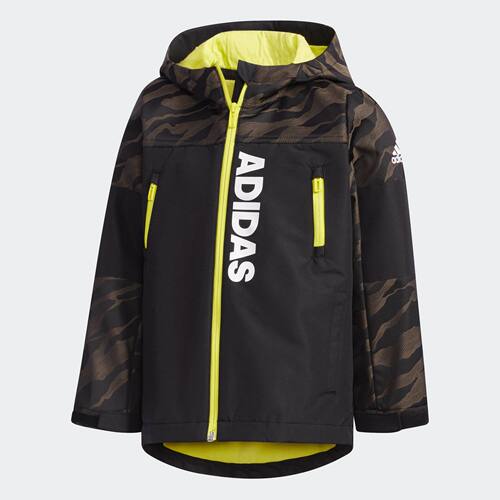 Adidas/阿迪达斯正品大童装训练连帽拉链梭织夹克运动外套 DT2441