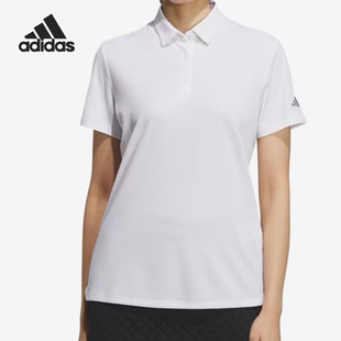 Adidas/阿迪达斯官方正品达斯高尔夫女白色速干抗皱POLO衫JN0697