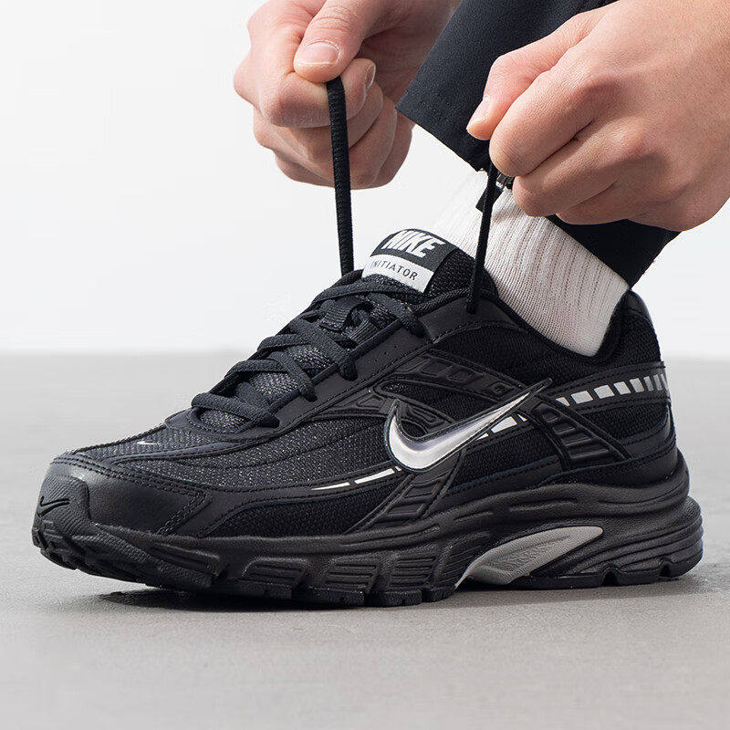 黑色复古老爹鞋Nike耐克鞋子正品厚底运动鞋男鞋新款耐磨休闲跑鞋