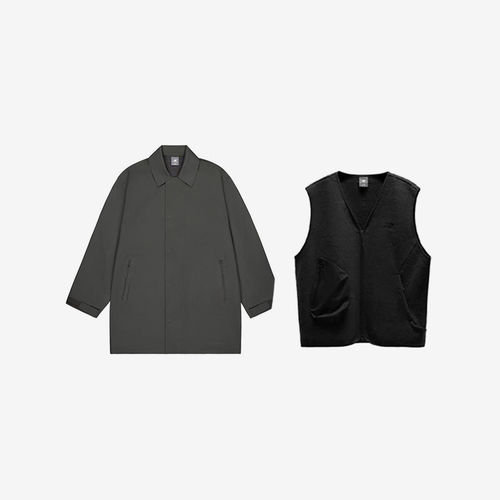 New Balance/NB正品新款男子经典休闲二合一夹克外套NAF19301-DKG