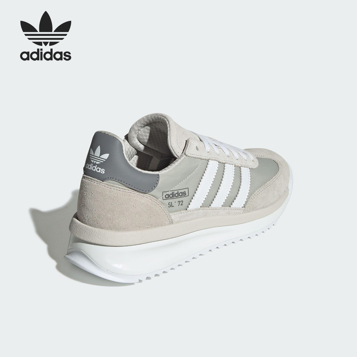 Adidas/阿迪达斯正品三叶草男女耐磨复古系带运动鞋JR8765