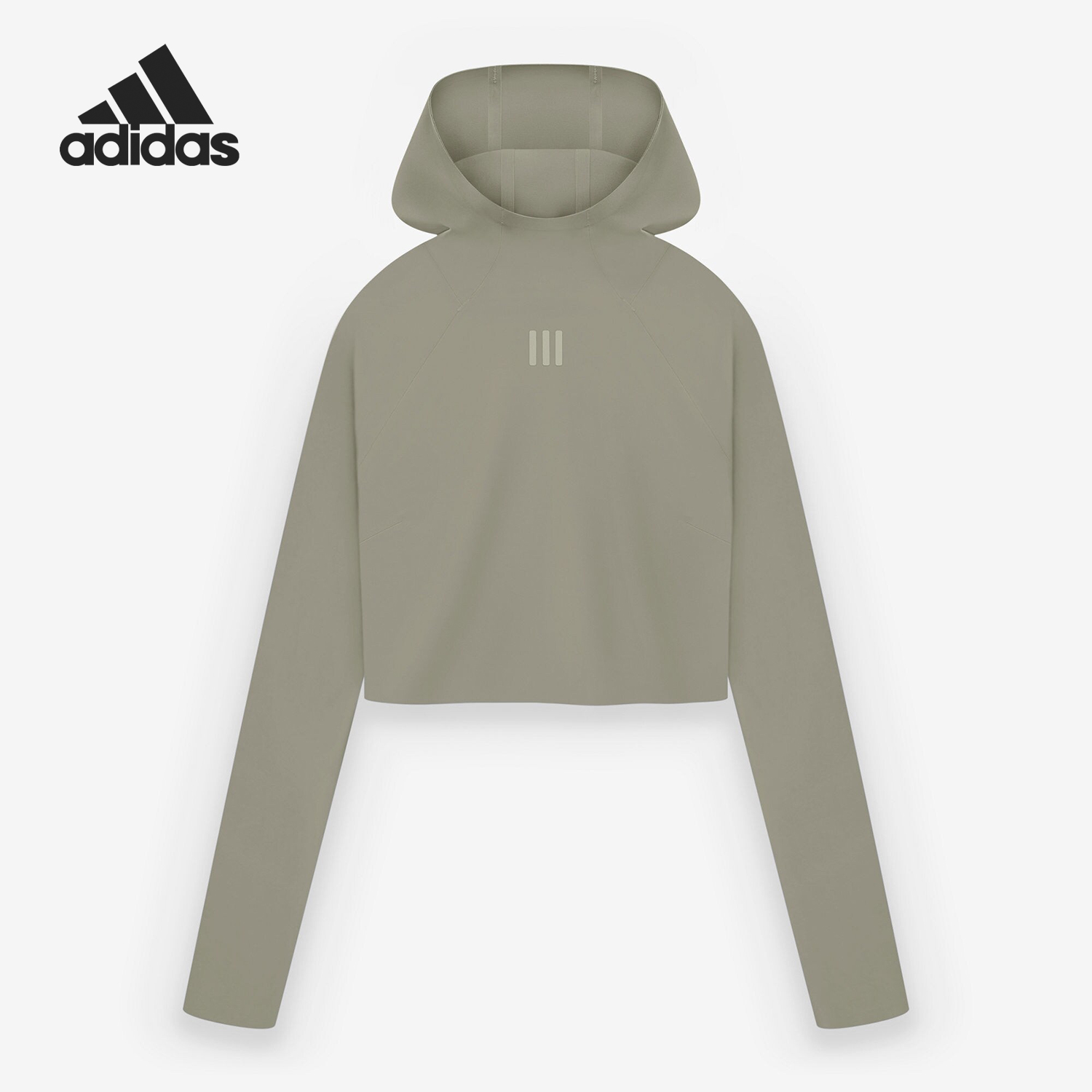 Adidas/阿迪达斯正品秋季新款女士短款运动紧身卫衣IN5904