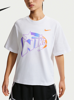 Nike/耐克正品夏季CHBL女士运动篮球宽松透气短袖T恤IR7010-100