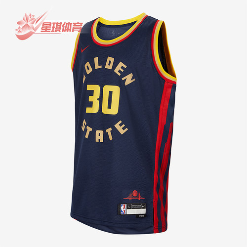 Nike/耐克正品新款大童圆领字母印花复古训练球衣IF2400-419
