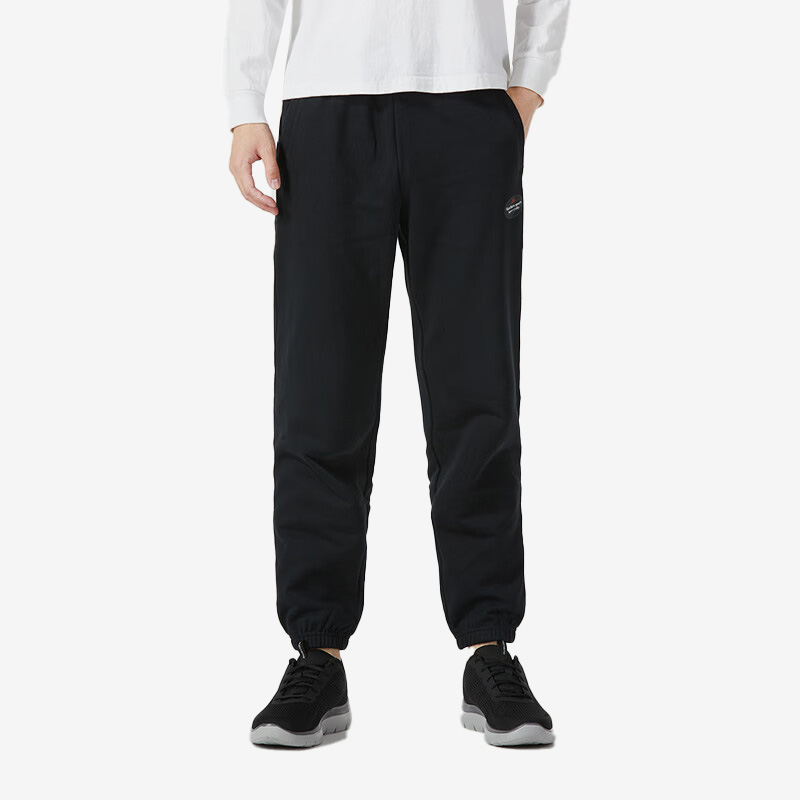 斯凯奇男子运动针织长裤