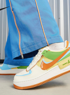 Nike/耐克正品AF1 Shadow女士厚底耐磨休闲运动鞋DZ1847-103