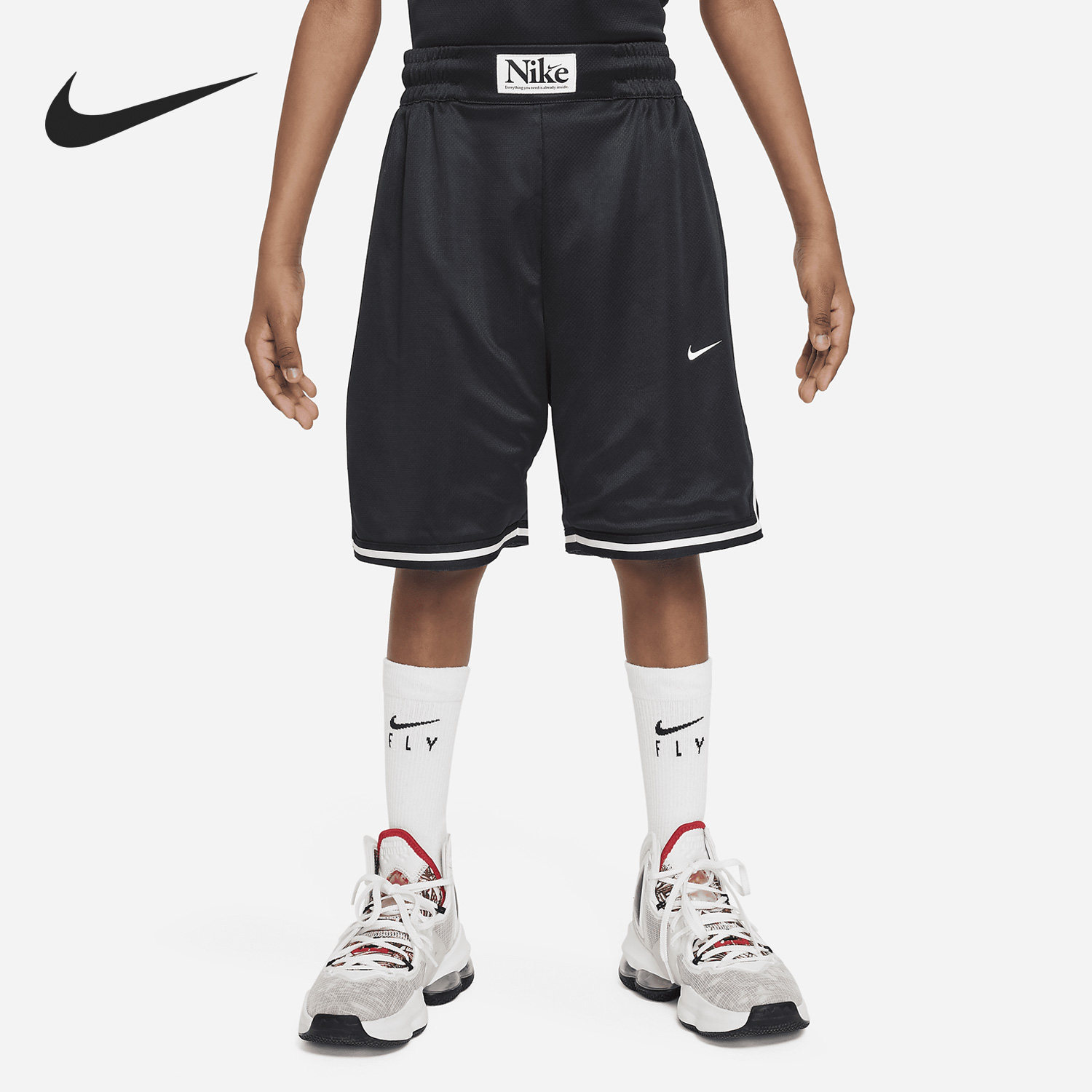 Nike/耐克正品2023新款大童双面穿篮球时尚短裤FD4012-010