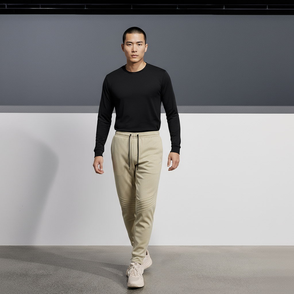 耐克男士梭织运动训练束脚长裤