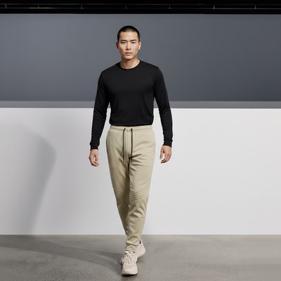 耐克男士梭织运动训练束脚长裤