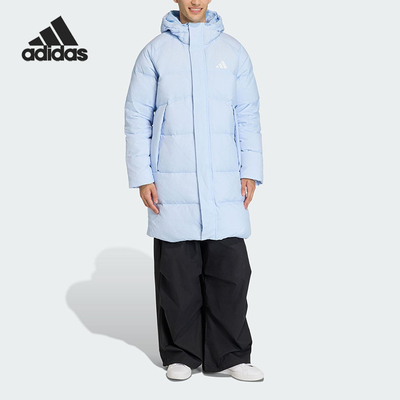 Adidas/阿迪达斯正品2025男士户外蓬松保暖时尚休闲羽绒服KS6482