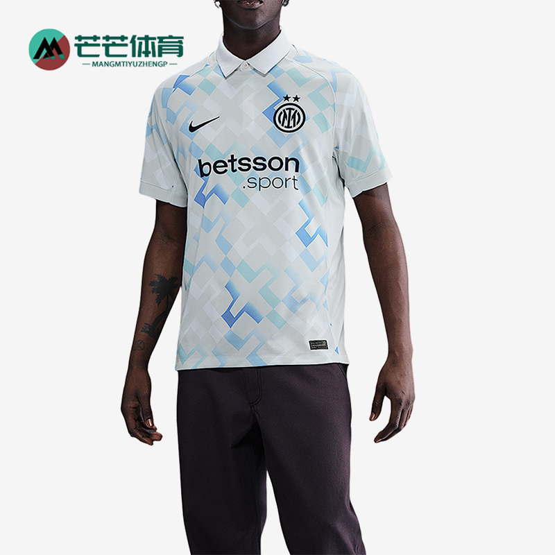 Nike/耐克正品Dri-FIT男士足球运动套头经典透气短袖HJ4604-497