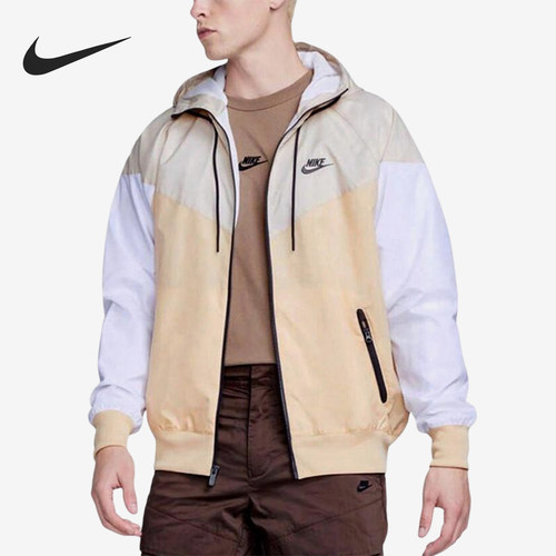 Nike/耐克正品2026春季款男士日常连帽拼接运动外套DA0001-268