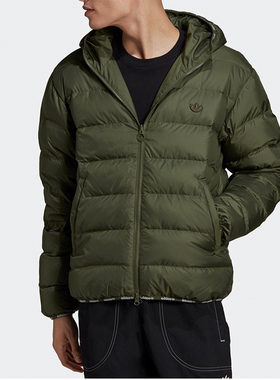 Adidas/阿迪达斯正品冬季LW DWN ZIP THRH男运动羽绒服GE1300