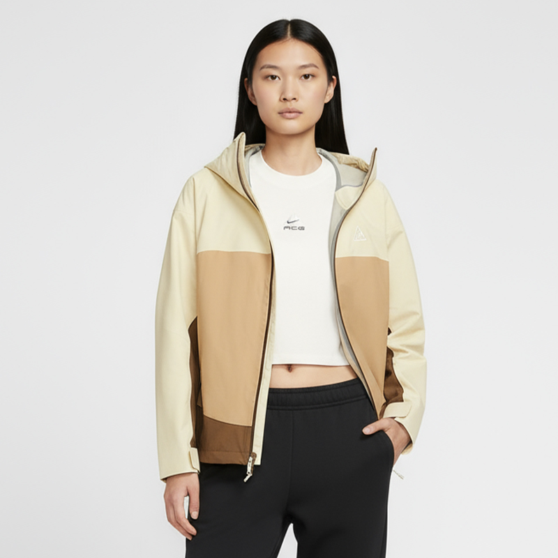 Nike/耐克正品Morpho女士宽松拼接硬壳运动冲锋衣HJ0247-229