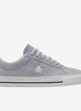 Converse匡威正品经典淡紫色低帮男女复古翻毛皮休闲板鞋172387C