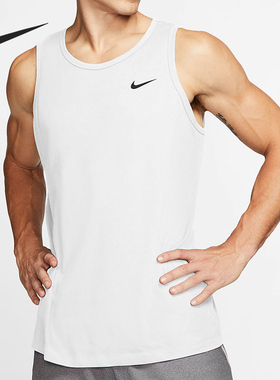 Nike/耐克正品男子吸汗透气柔软舒适运动训练背心AR6070-100
