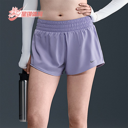 耐克女士柔软亲肤中腰短裤