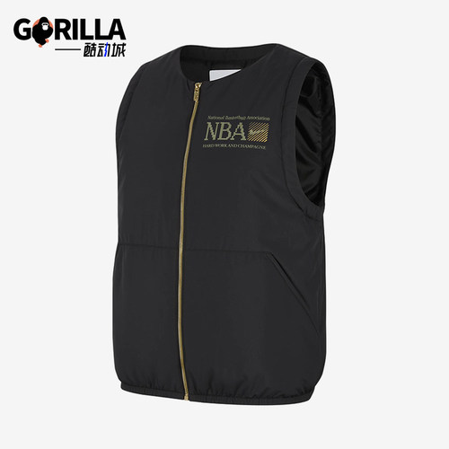 Nike/耐克正品男士运动字母印花图案休闲棉马甲FD8451-010