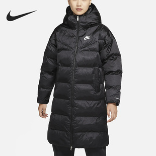 Nike/耐克冬季新款女子运动保暖中长款棉服DQ6879-010
