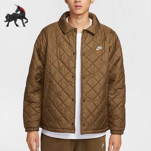 Nike/耐克正品2025秋季款男士日常运动翻领梭织外套HV1378-235
